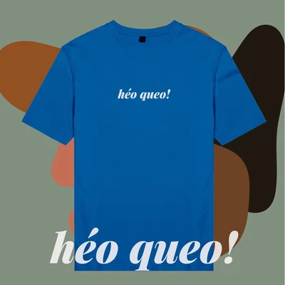 Áo thun tay ngắn unisex Chodole cho cả nam và nữ, chất liệu vải cotton in chữ ngôn ngữ Saigon Héo queo (nhiều màu)