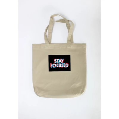 Túi Tote Nữ In Hình Stay focus có sẵn