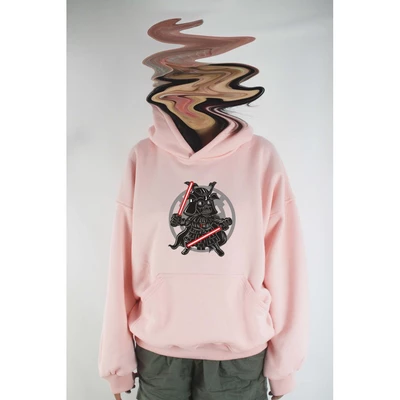 Áo khoác hoodie unisex cotton hình Star wars - Darkside Samurai (nhiều màu)
