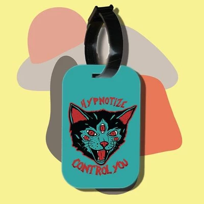 Thẻ hành lý chodole loại tag hành lý làm bằng gỗ ép cán nhựa cao cấp cho túi xách balo du lịch in hình hypnotize