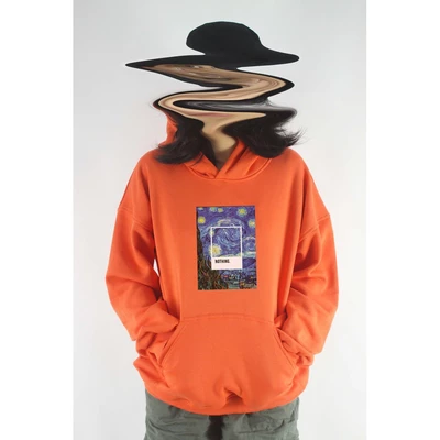 Áo hoodie unisex chodole chất liệu hoodie nỉ, đẹp form rộng cho cả nam và nữ in hình độc đáo Nothing at starry night