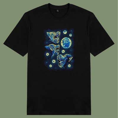 Áo thun ngắn tay unisex Chodole cho cả nam và nữ, chất liệu vải cotton in cotton in hình Dragonball - 3 great monkeys
