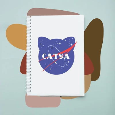 Sổ tay notebook lò xo của chodole khổ A5 80 trang tiện dụng ghi chép in hình bìa dễ thương Cat Lover Catsa