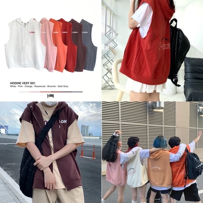 [Mã SKAMLTSM9 giảm 10% đơn 99K] HOODIE VEST - ÁO HOODIE NGẮN TAY 1OAK