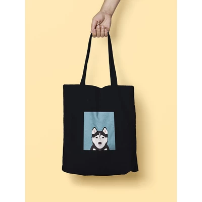 Túi vải tote bag của Chodole chất liệu túi canvas vải bố đẹp in hình độc đáo Pet Lover - Huskey