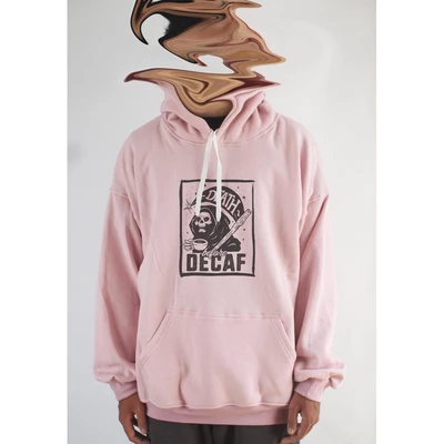 Áo hoodie unisex chodole chất liệu hoodie nỉ, đẹp form rộng cho cả nam và nữ in hình độc đáo Death Before Decaf