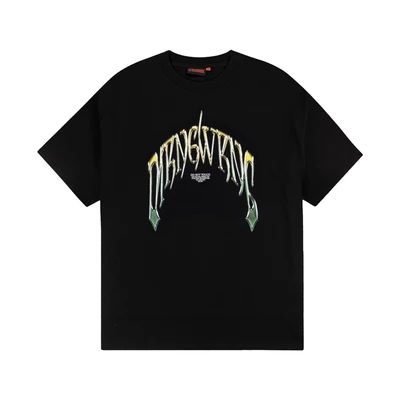 Áo thun Morning Warning Chrome Black - Áo Thun Unisex Form Rộng Tay Lỡ Oversize Cotton 100% Local Brand