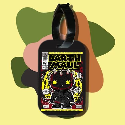 Thẻ hành lý cho túi xách balo du lịch in hình pop culture cartoon series - darth maul (nhiều màu)