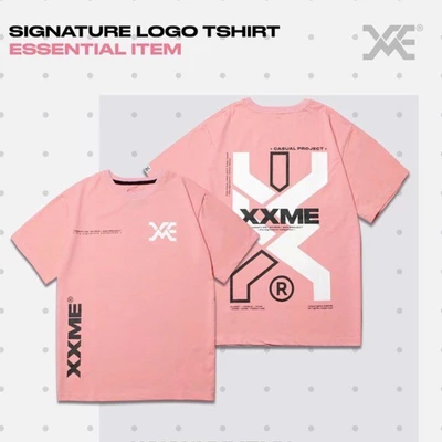 Áo thun | Áo phông nam nữ cotton thoáng mát Signature - XXME - Đen/ Trắng/ Hồng/ Xanh