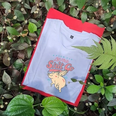 Áo thun tay ngắn unisex Chodole cho cả nam và nữ, chất liệu vải cotton in hình let's that shit go (nhiều màu)