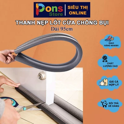 Thanh nẹp lót cửa chống bụi dài 95cm - PON62