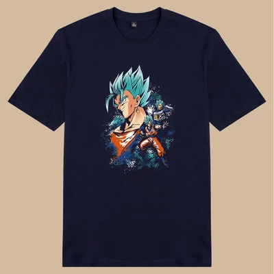 Áo thun unisex cotton in hình Dragonball - The Return of the ultimate Vegito (nhiều màu)
