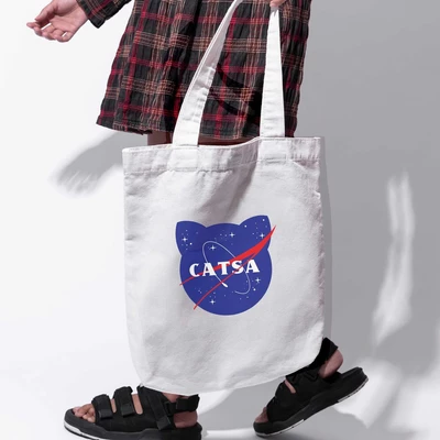 Túi vải tote bag của Chodole chất liệu túi canvas vải bố đẹp in hình độc đáo thú cưng Cat Lovers - Catsa