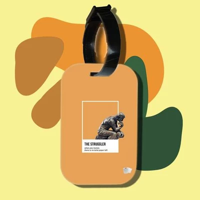 Thẻ hành lý cho túi xách balo du lịch in hình Pantone Series - The Struggler (nhiều màu)