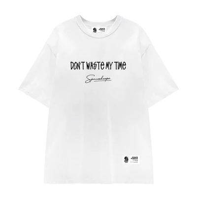 Áo Thun Space Sheeps - Don't Waste My Time, Áo Phông Tay Lỡ Unisex Form Rộng