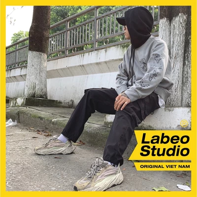 LB43 Áo nỉ, áo hoodie, Hà Nội XXX, áo dáng oversize, local brand Labeo