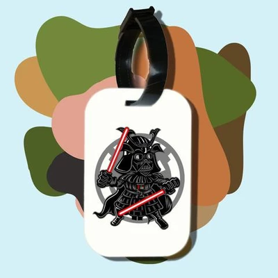 Thẻ hành lý cho túi xách balo du lịch in hình Star wars Darkside Samurai (nhiều màu)