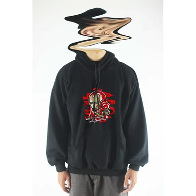 Áo khoác hoodie unisex cotton hình Super Heroes series - Iron Skate (nhiều màu)