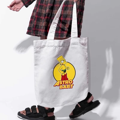 Túi vải tote bag của Chodole chất liệu túi canvas vải bố đẹp in hình độc đáo Astro Bart