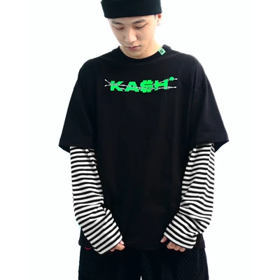 ⚡️FREESHIP⚡️KASH - Áo thun tay dài WANTED màu Đen form Oversize Local Brand Chính Hãng