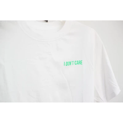 Áo thun cotton 100% in chữ I don't care
