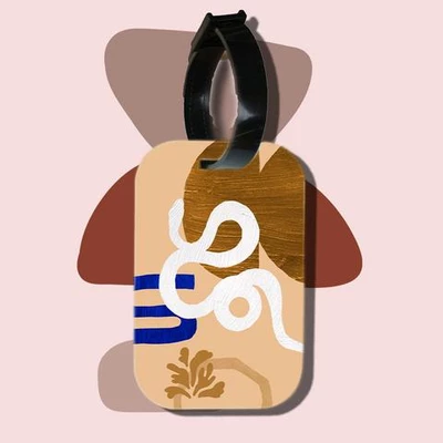 Thẻ hành lý cho túi xách balo du lịch in hình abstract body art 15 (nhiều màu)
