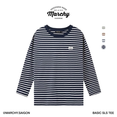 MARCHY - Basic SLS Tee - Áo thun sọc tay dài