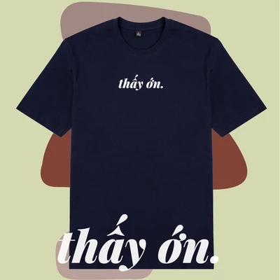 Áo thun tay ngắn unisex Chodole cho cả nam và nữ, chất liệu vải cotton in chữ ngôn ngữ Saigon Thấy Ớn (nhiều màu)