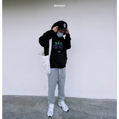 LB56 Áo hoodie nhân mã local brand oversize