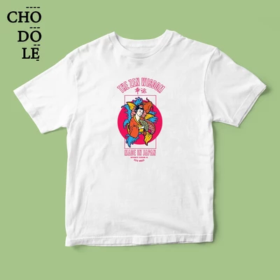 Áo thun tay ngắn unisex Chodole cho cả nam và nữ, chất liệu vải cotton in hình the Zen Wisdom