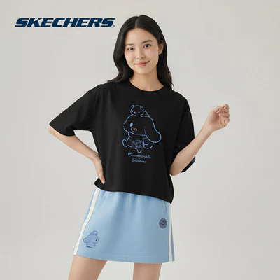 Áo Thun Tay Ngắn Nữ Skechers Cinnamoroll Short Sleeve Tee - SL425W613-0018