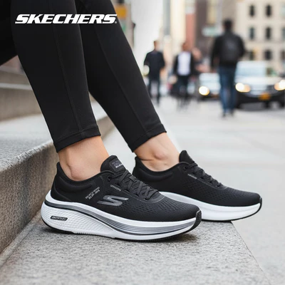 Giày Thể Thao Nữ Skechers Slip-ins GOrun Elevate 2.0 Banyan Chạy Bộ-129006-BKW Air-Cooled Memory Foam