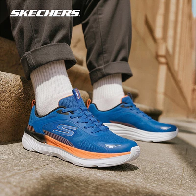 Giày Thể Thao Bé Trai Skechers Max Run Pacewaver - 405146L-BLOR Air-Cooled Goga Mat