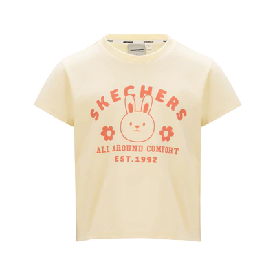 Áo Thun Tay Ngắn Bé Gái Skechers Short Sleeve Tee - SL125G090-0218 Online Sale