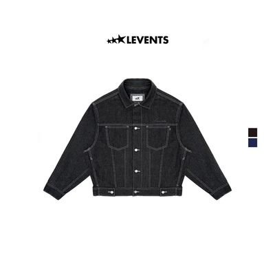 Áo Khoác Jeans Levents Raw Denim Trucker Jacket Boxy