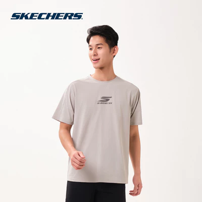 Áo Thun Tay Ngắn Nam Skechers Running Performance Short Sleeve Tee - SP126M107-03ZZ