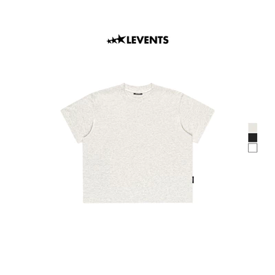 Áo Thun Trơn Levents Blank Boxy Tee 100% Cotton T-shirt