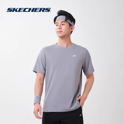 Áo Thun Tay Ngắn Nam Skechers Walking Performance Short Sleeve Tee - SP326M410-002E