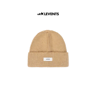 Nón Levents Knit Beanie/ Light Brown Beanie Len