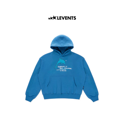 Áo Hoodie Levents Dolphin Boxy 2.0 Nỉ Bông