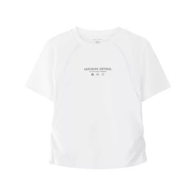 Áo Thun Tay Ngắn Bé Gái Skechers GO Trail Performance Short Sleeve Tee - P226G025-0019