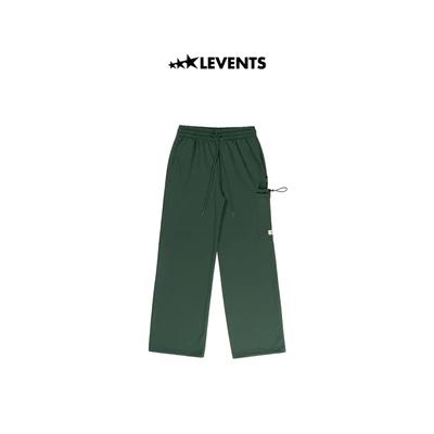 Quần dài Levents Cargo SweatPants/ Dark Green Chất Nỉ Straight Fit