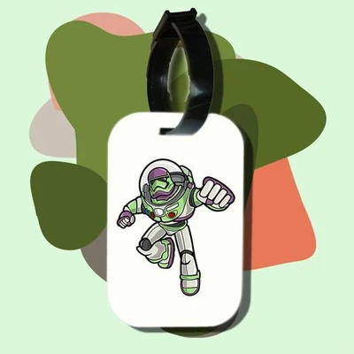 Thẻ hành lý chodole loại tag hành lý làm bằng gỗ ép cán nhựa cao cấp cho túi xách balo du lịch in hình Buzz Trooper
