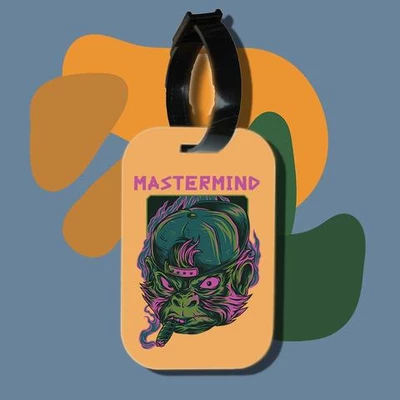 Thẻ hành lý chodole loại tag hành lý làm bằng gỗ ép cán nhựa cao cấp cho túi xách balo du lịch in hình mastermind