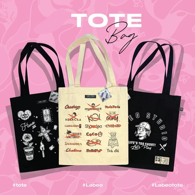LBA03 Túi Tote Labeo Túi vải canvas siêu đẹp