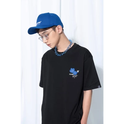 Áo thun tay lỡ nam nữ cotton thoáng mát Weeé Fly - XXME - Đen