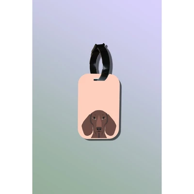 Thẻ hành lý của chodole làm bằng gỗ ép cán nhựa cao cấp in hình thú cưng Pet Lovers - Daschund