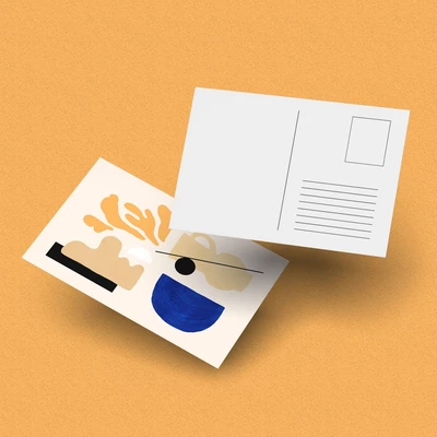 Bộ 10 tấm thiệp postcard Abstract art 1