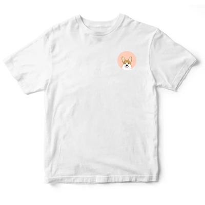 Áo thun tay ngắn in hình Pet lover Corgi (nhiều màu)