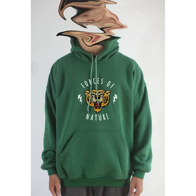 Áo hoodie unisex chodole chất liệu hoodie nỉ, đẹp form rộng cho cả nam và nữ in hình độc đáo Ink Art - Forces of nature
